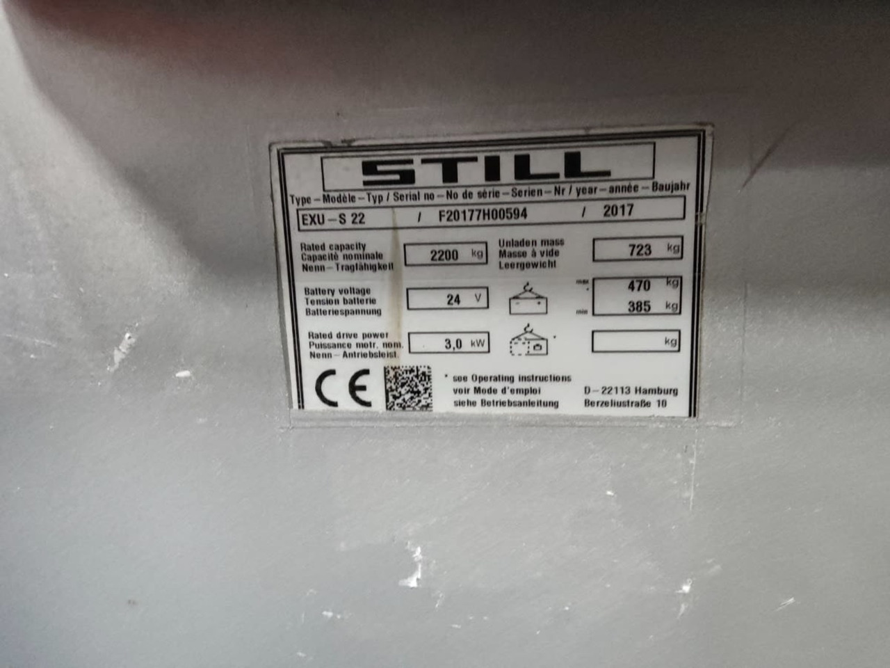 STILL EXU-S22 - Pallet truck: picture 2 STILL EXU-S22 - Pallet truck: picture 2