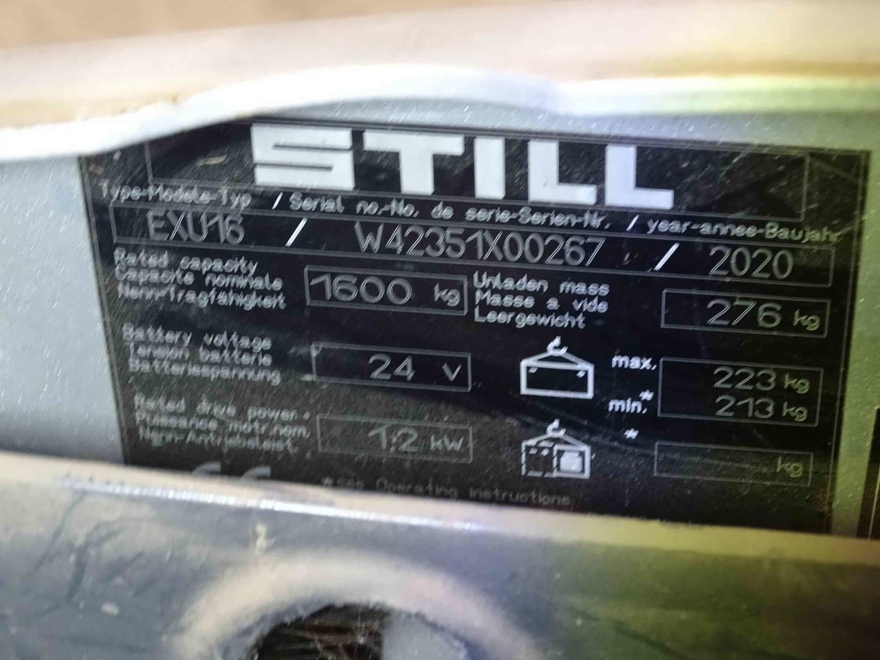 STILL EXU16 - Pallet truck: picture 2 STILL EXU16 - Pallet truck: picture 2