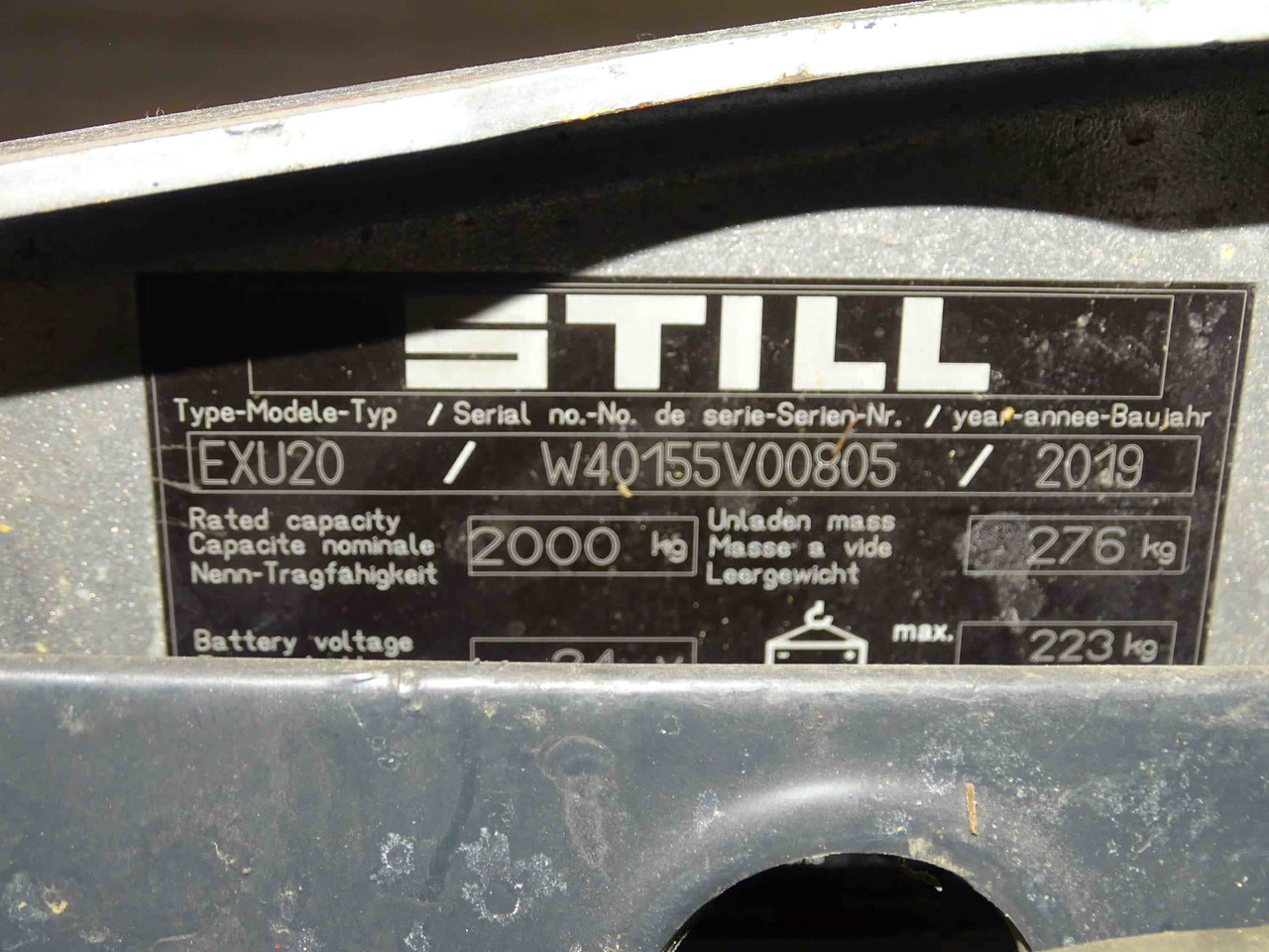 STILL EXU20 - Pallet truck: picture 2 STILL EXU20 - Pallet truck: picture 2
