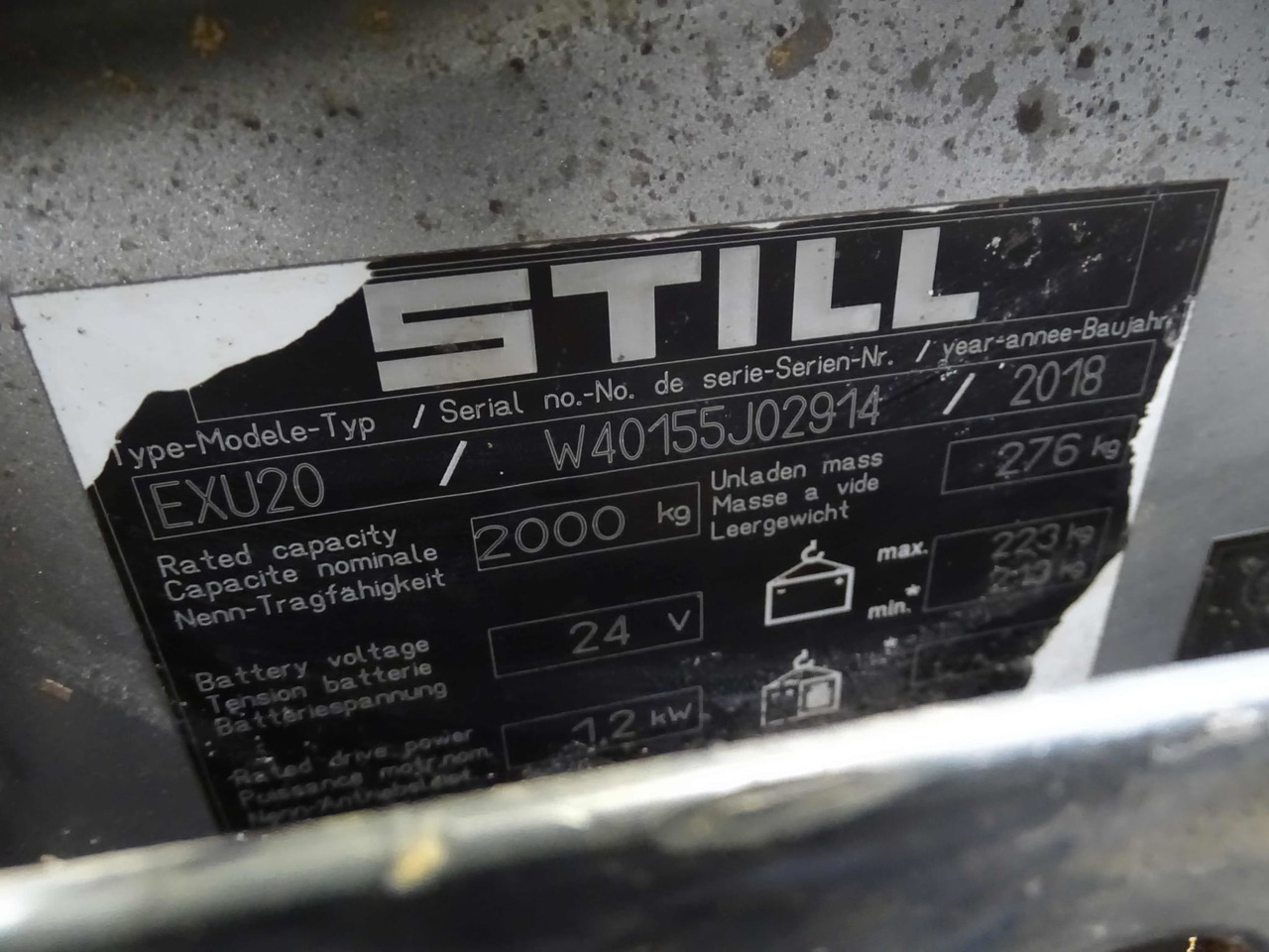 STILL EXU20 - Pallet truck: picture 2 STILL EXU20 - Pallet truck: picture 2