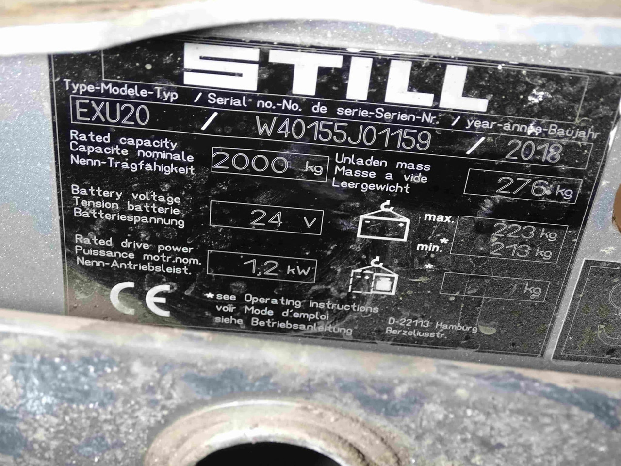 STILL EXU20 - Pallet truck: picture 2 STILL EXU20 - Pallet truck: picture 2