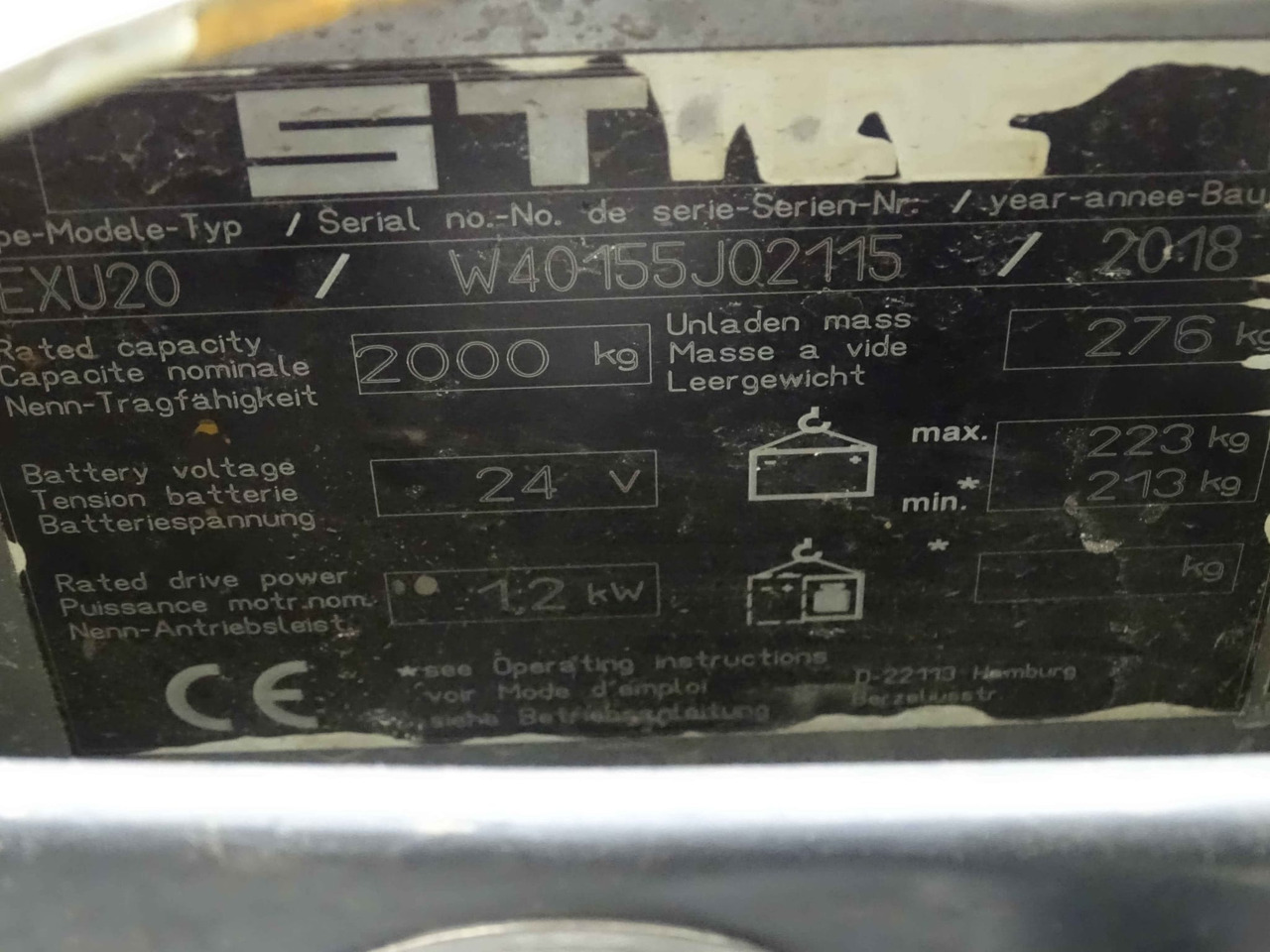 STILL EXU20 - Pallet truck: picture 2 STILL EXU20 - Pallet truck: picture 2