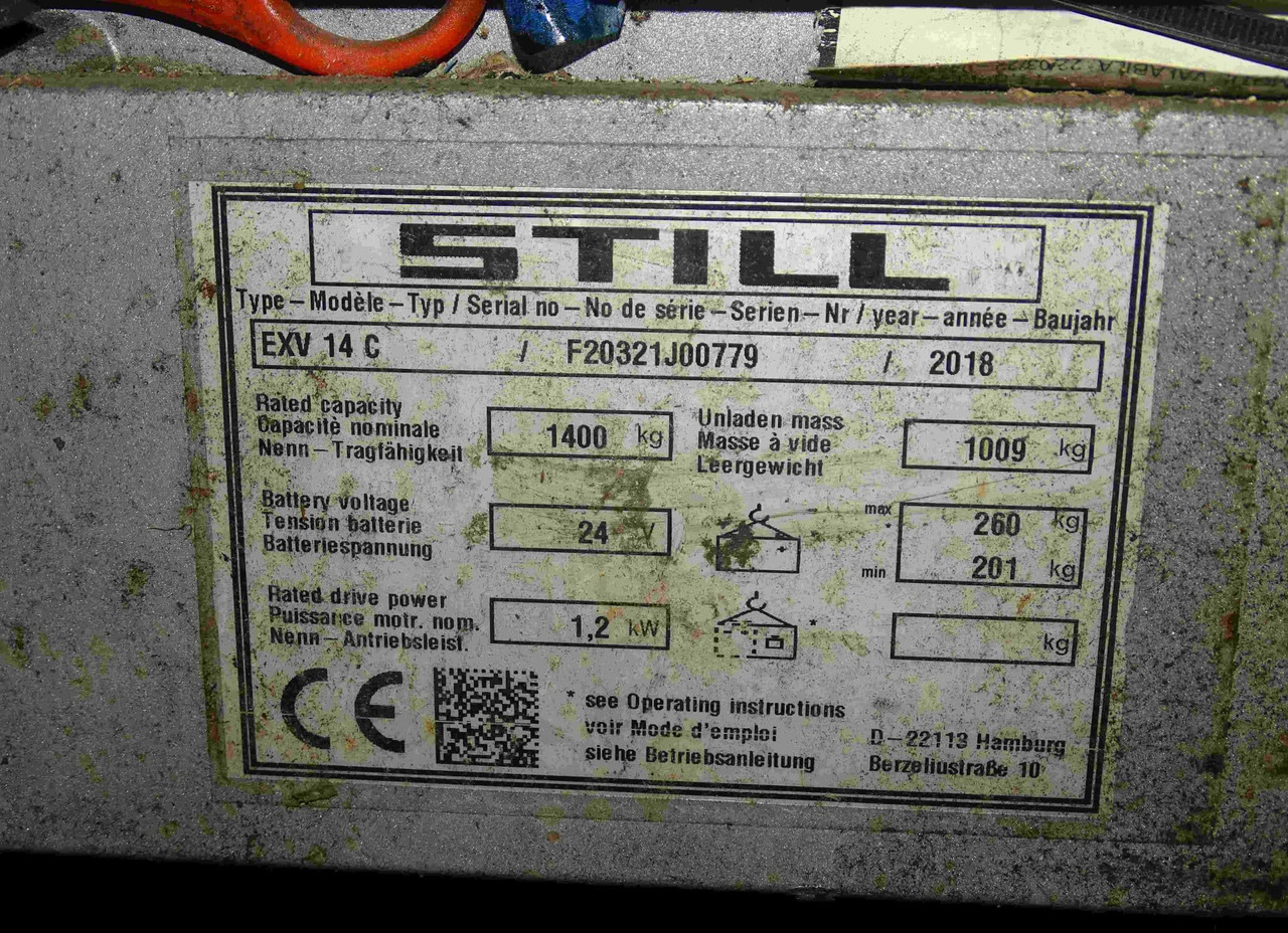STILL EXV14C - Stacker: picture 2 STILL EXV14C - Stacker: picture 2