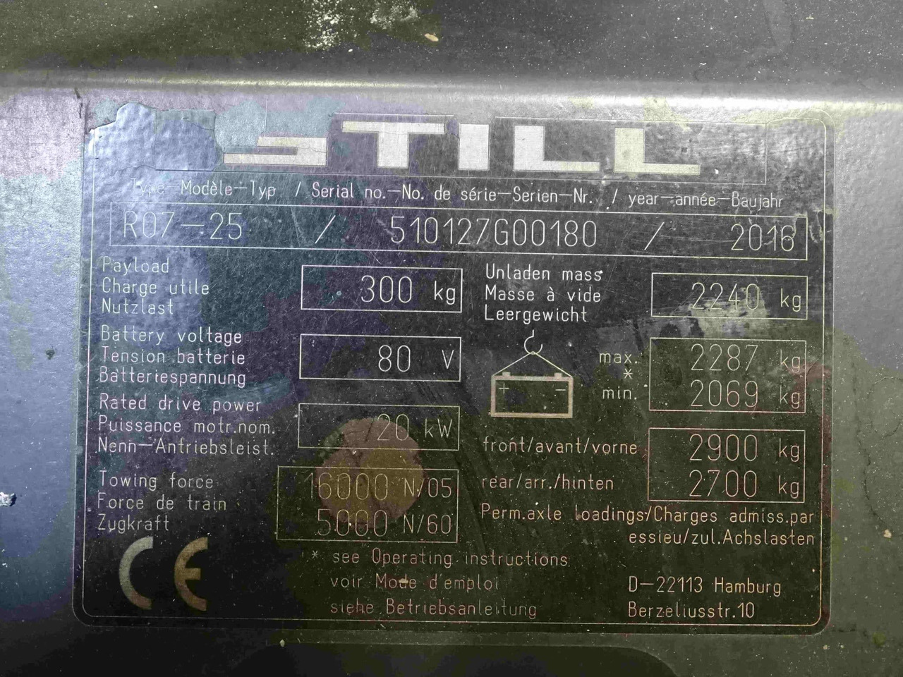 STILL R07-25/Sonder - Tow tractor: picture 2 STILL R07-25/Sonder - Tow tractor: picture 2