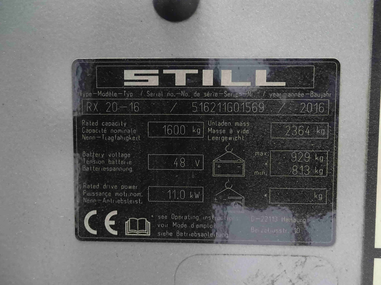 STILL RX20-16 - Electric forklift: picture 2 STILL RX20-16 - Electric forklift: picture 2