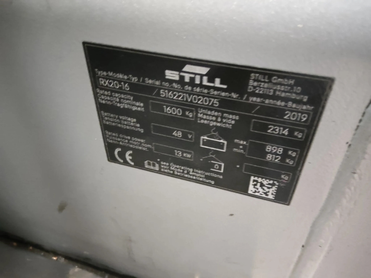 STILL RX20-16/LiIon - Electric forklift: picture 4 STILL RX20-16/LiIon - Electric forklift: picture 4