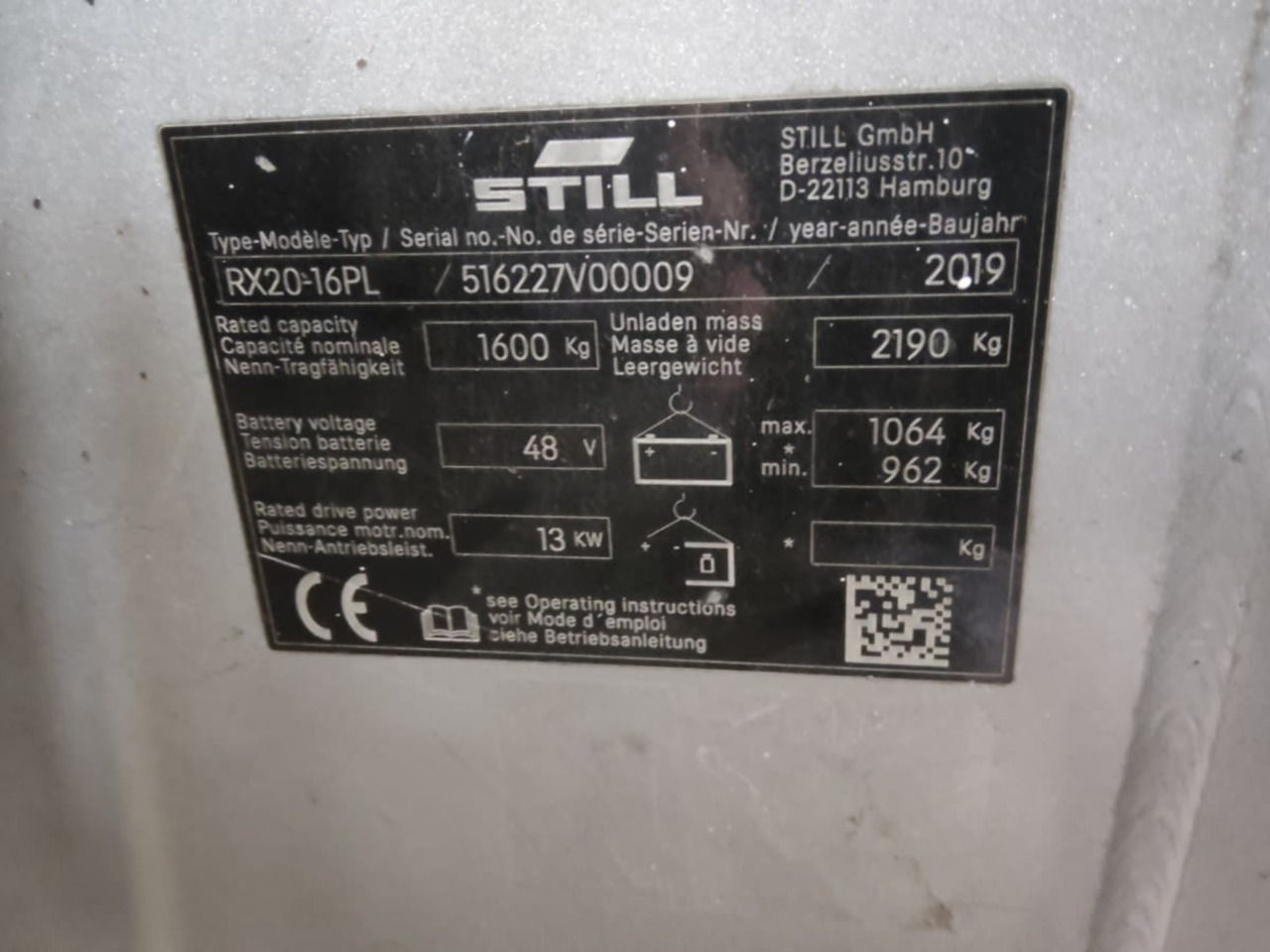 STILL RX20-16PL - Electric forklift: picture 5 STILL RX20-16PL - Electric forklift: picture 5