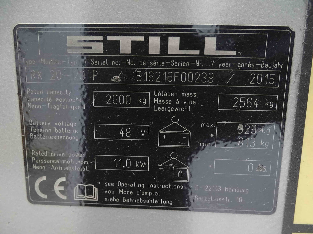 STILL RX20-20P - Electric forklift: picture 2 STILL RX20-20P - Electric forklift: picture 2