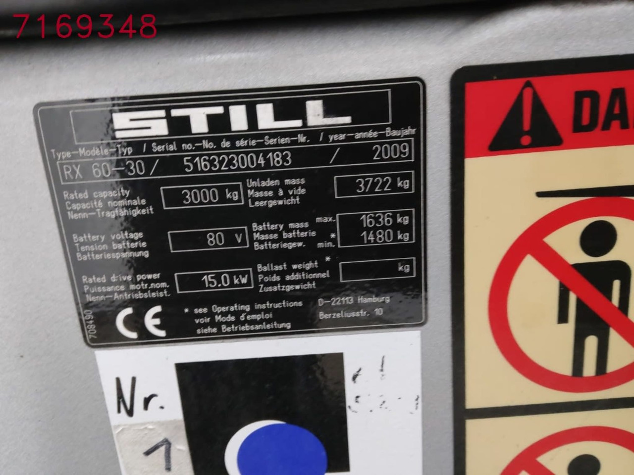 STILL RX60-30 - Electric forklift: picture 3 STILL RX60-30 - Electric forklift: picture 3