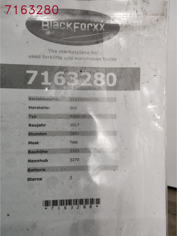 STILL RX60-35 - Electric forklift: picture 2 STILL RX60-35 - Electric forklift: picture 2