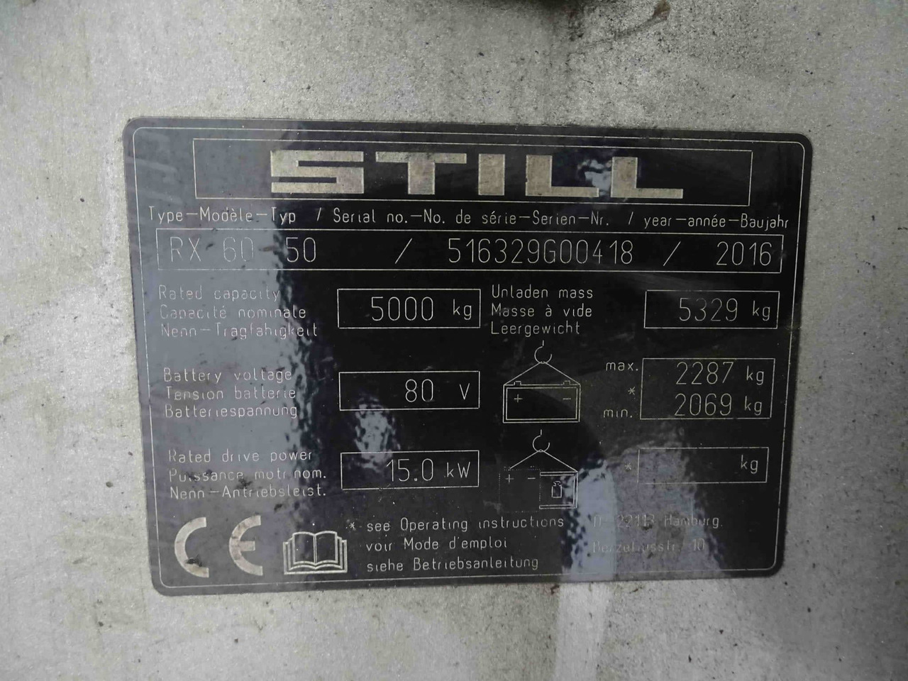 STILL RX60-50 - Electric forklift: picture 2 STILL RX60-50 - Electric forklift: picture 2