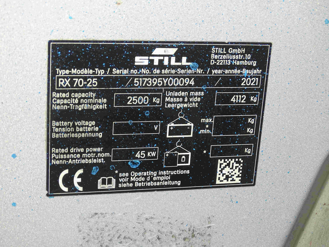 STILL RX70-25 - Diesel forklift: picture 5 STILL RX70-25 - Diesel forklift: picture 5