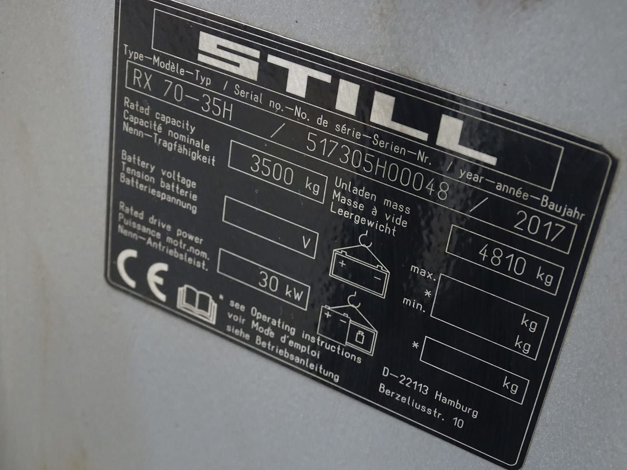 STILL RX70-35H - Diesel forklift: picture 5 STILL RX70-35H - Diesel forklift: picture 5