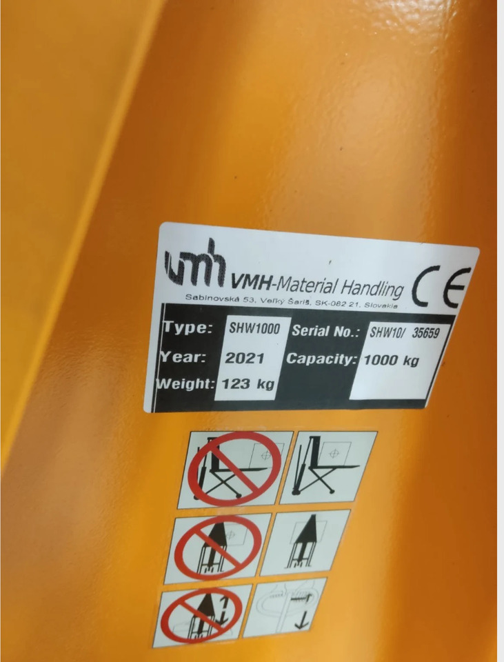 VMH SHW1000 - Pallet truck: picture 2 VMH SHW1000 - Pallet truck: picture 2