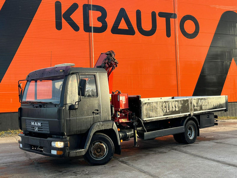 MAN LE 10.180 4x2 MKG HLK71 / PLATFORM L=5002 mm - Dropside/ Flatbed truck, Crane truck: picture 2 MAN LE 10.180 4x2 MKG HLK71 / PLATFORM L=5002 mm - Dropside/ Flatbed truck, Crane truck: picture 2