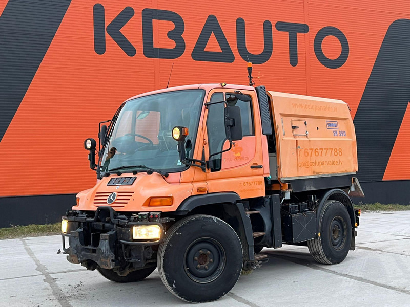 Mercedes-Benz UNIMOG U 300 4x4 TRILETY SK / 6918 hours - Road sweeper: picture 1 Mercedes-Benz UNIMOG U 300 4x4 TRILETY SK / 6918 hours - Road sweeper: picture 1