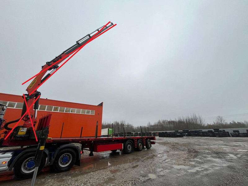 Renders ROC WITHOUT CRANE ! / PLATFORM 12000 mm - Dropside/ Flatbed semi-trailer: picture 2 Renders ROC WITHOUT CRANE ! / PLATFORM 12000 mm - Dropside/ Flatbed semi-trailer: picture 2