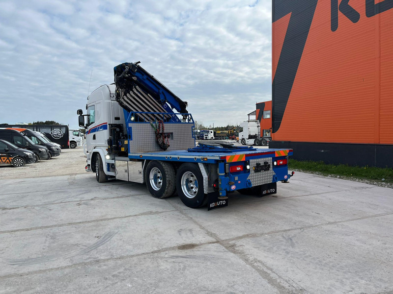 Dropside/ Flatbed truck, Crane truck Scania G 490 6x2 HMF 5020 K6 + JIB / RETARDER: picture 8