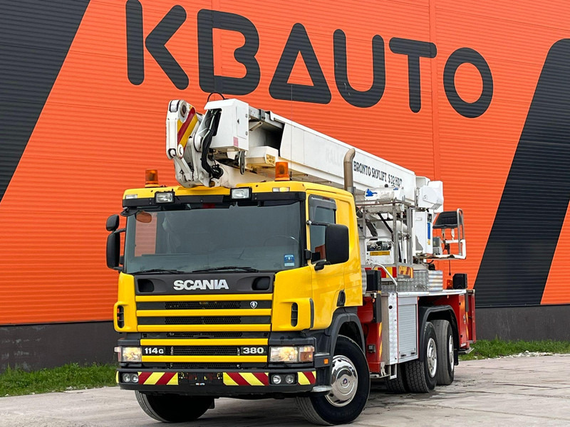 Scania P 114 6x2*4 BRONTO S 32 HDT / 32 meters / 440 kg - Aerial platform: picture 1 Scania P 114 6x2*4 BRONTO S 32 HDT / 32 meters / 440 kg - Aerial platform: picture 1