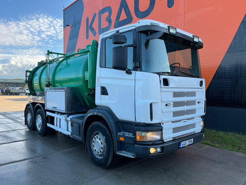 Scania R 124 6x2*4 TANK 1500 I + 13000 l / VACUUM Moro PM200 year 2015 / PRESSURE Pratissoli 500 bar / 200 l/min - Vacuum truck: picture 2 Scania R 124 6x2*4 TANK 1500 I + 13000 l / VACUUM Moro PM200 year 2015 / PRESSURE Pratissoli 500 bar / 200 l/min - Vacuum truck: picture 2