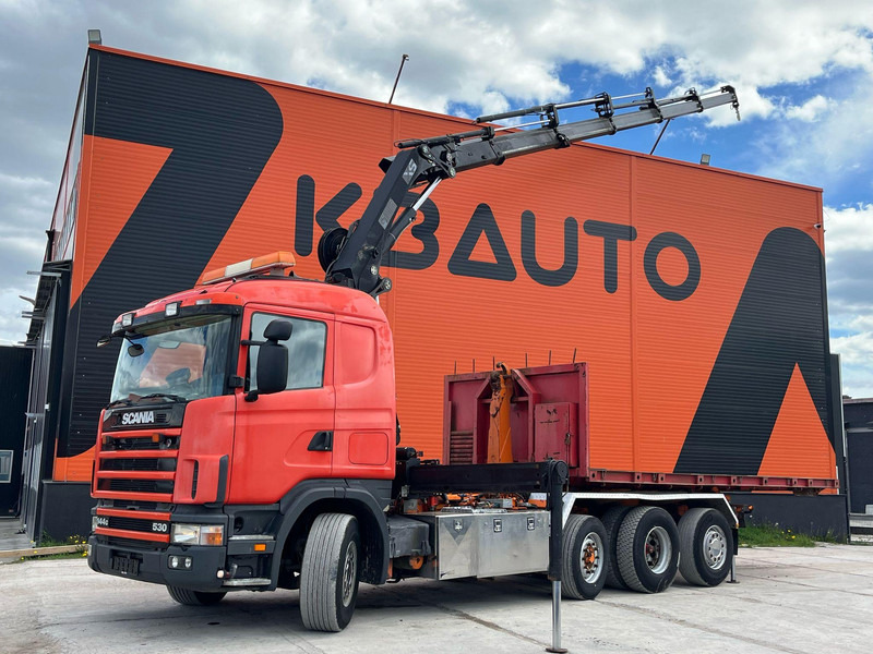 Scania R 144 8x2/4 HIAB 211EP-5 YEAR 2008 / HOOK LIFT L=5400 mm - Hook lift truck, Crane truck: picture 1 Scania R 144 8x2/4 HIAB 211EP-5 YEAR 2008 / HOOK LIFT L=5400 mm - Hook lift truck, Crane truck: picture 1