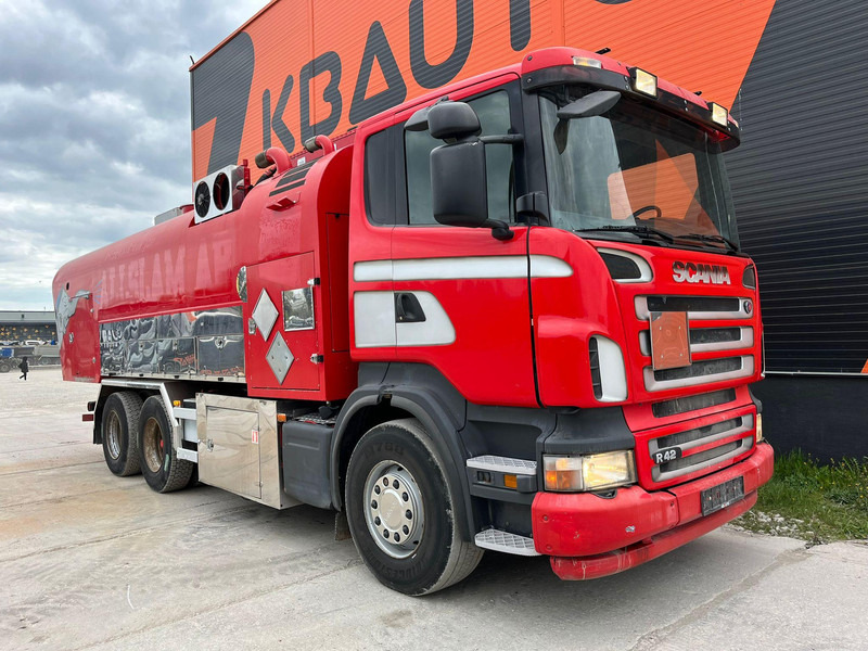 Scania R 420 6x2 ADR / STAINLESS STEEL TANK 9500 l / FULL STEEL SUSPENSION - Tank truck: picture 4 Scania R 420 6x2 ADR / STAINLESS STEEL TANK 9500 l / FULL STEEL SUSPENSION - Tank truck: picture 4