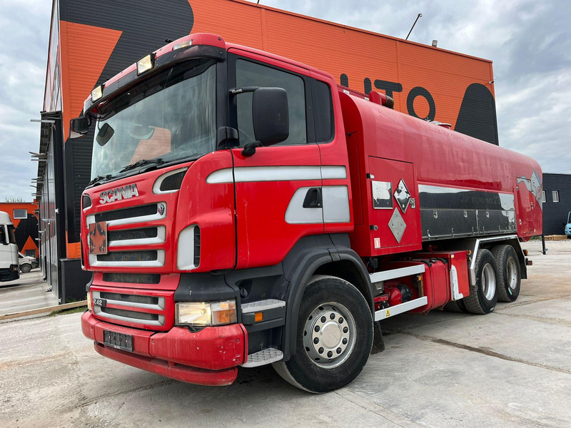 Scania R 420 6x2 ADR / STAINLESS STEEL TANK 9500 l / FULL STEEL SUSPENSION - Tank truck: picture 2 Scania R 420 6x2 ADR / STAINLESS STEEL TANK 9500 l / FULL STEEL SUSPENSION - Tank truck: picture 2