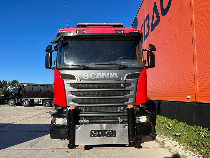 Scania R 520 8x4 COMBI / HIAB 1058E-8 + JIB / PLATFORM L=6269 mm - Dropside/ Flatbed truck, Crane truck: picture 3 Scania R 520 8x4 COMBI / HIAB 1058E-8 + JIB / PLATFORM L=6269 mm - Dropside/ Flatbed truck, Crane truck: picture 3