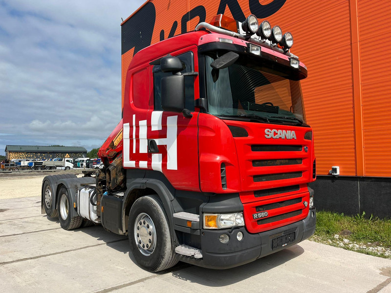 Scania R 560 6x2 HMF2220 K4 / RETARDER - Dropside/ Flatbed truck, Crane truck: picture 4 Scania R 560 6x2 HMF2220 K4 / RETARDER - Dropside/ Flatbed truck, Crane truck: picture 4