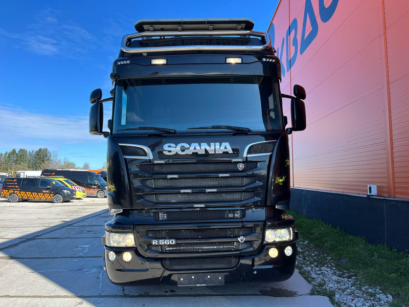 Scania R 560 8x4 PK 34002 / WINCH / FALCOM FAS 12000 / PLATFORM L=6564 mm - Autotransporter truck: picture 2 Scania R 560 8x4 PK 34002 / WINCH / FALCOM FAS 12000 / PLATFORM L=6564 mm - Autotransporter truck: picture 2