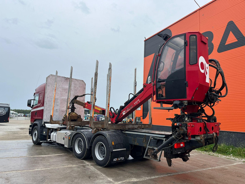 Timber truck, Crane truck for transportation of timber Scania R 730 6x4 RETARDER / BIG AXLES: picture 8