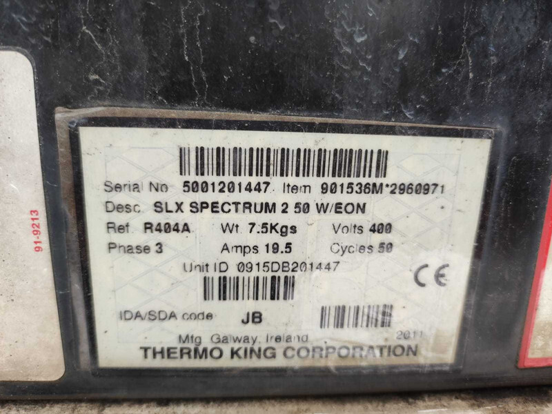 THERMO KING SLX SPECTRUM REFRIGERATION UNIT / KÜLMASEADE - Refrigerator swap body: picture 3 THERMO KING SLX SPECTRUM REFRIGERATION UNIT / KÜLMASEADE - Refrigerator swap body: picture 3