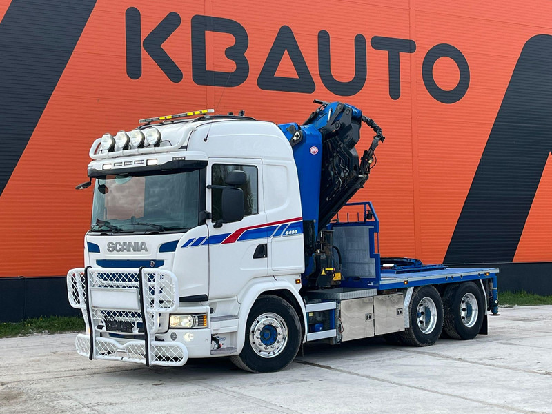 Scania G 490 6x2 HMF 5020 K6 + JIB / RETARDER - Tractor unit: picture 2 Scania G 490 6x2 HMF 5020 K6 + JIB / RETARDER - Tractor unit: picture 2