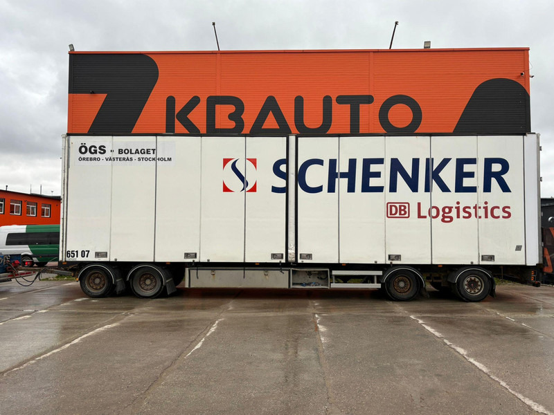 Vak V-4-40 SAF AXLES / EXTENDABLE DRAWBAR - Closed box trailer: picture 3 Vak V-4-40 SAF AXLES / EXTENDABLE DRAWBAR - Closed box trailer: picture 3