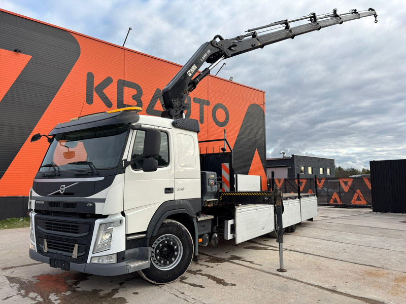 Volvo FM 330 6x2*4 HIAB X-HIPRO 192 E-5 / boom 15 m / 880 kg / PLATFORM L=7525 mm - Dropside/ Flatbed truck, Crane truck: picture 1 Volvo FM 330 6x2*4 HIAB X-HIPRO 192 E-5 / boom 15 m / 880 kg / PLATFORM L=7525 mm - Dropside/ Flatbed truck, Crane truck: picture 1
