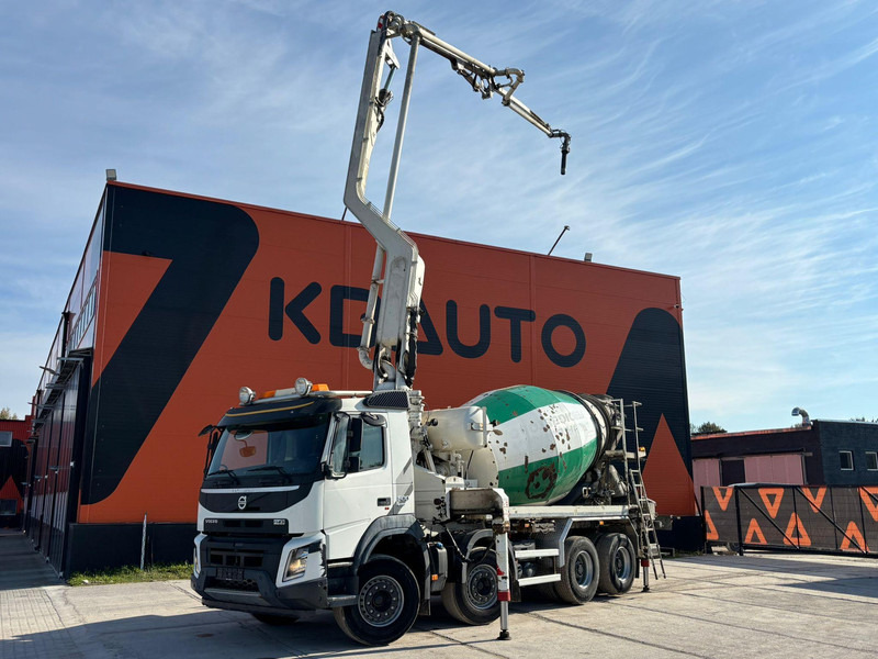 Volvo FMX 500 8x4 PUMI 24-3 - 24 m - 2303 hours / 7 m3 / FULL STEEL - Concrete mixer truck: picture 1 Volvo FMX 500 8x4 PUMI 24-3 - 24 m - 2303 hours / 7 m3 / FULL STEEL - Concrete mixer truck: picture 1