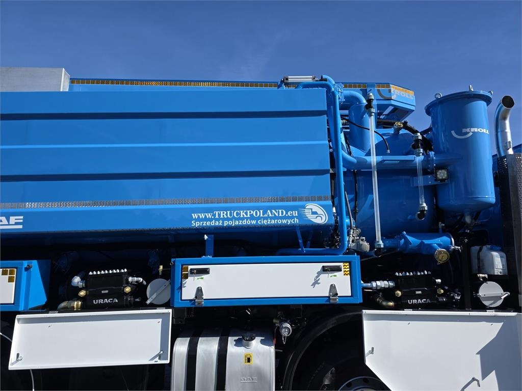 Vacuum truck DAF WUKO KROLL 2 x URACA KOMBI FOR SEWER CLEANING: picture 26