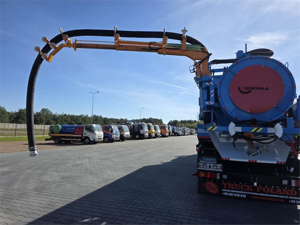 Vacuum truck DAF WUKO KROLL 2 x URACA KOMBI FOR SEWER CLEANING: picture 31