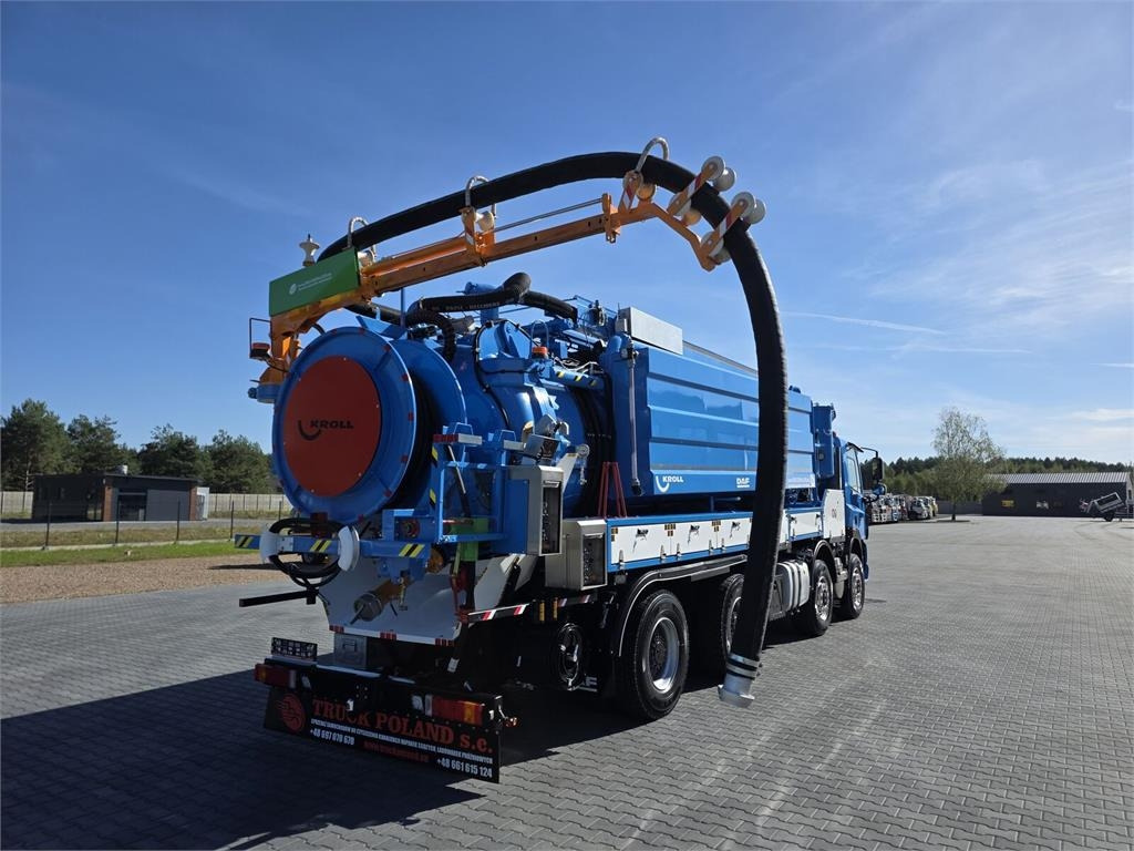 Vacuum truck DAF WUKO KROLL 2 x URACA KOMBI FOR SEWER CLEANING: picture 29