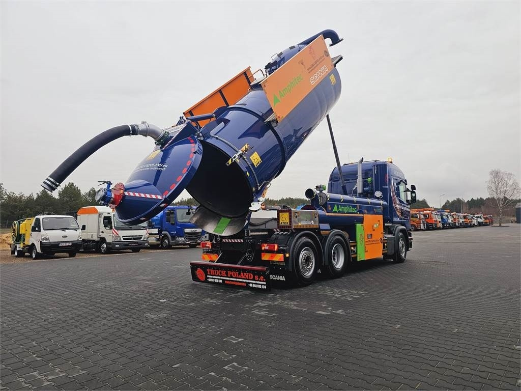 Vacuum truck Scania Amphitec VORTEX ATEX EURO 6 vacuum suction loader: picture 1