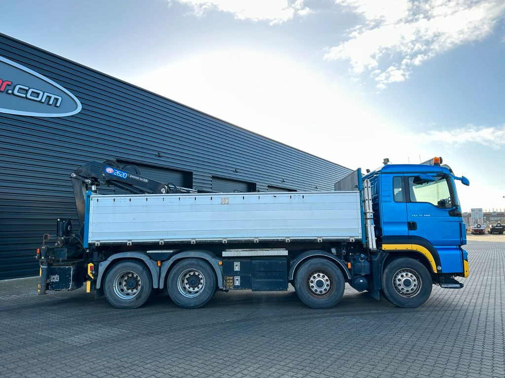 MAN 35-480 BL 8x4 - Tipper, Crane truck: picture 2 MAN 35-480 BL 8x4 - Tipper, Crane truck: picture 2