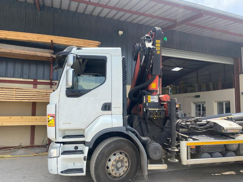 Renault Premium avec grue PALFINGER PK 18000 - Hook lift truck, Crane truck: picture 3 Renault Premium avec grue PALFINGER PK 18000 - Hook lift truck, Crane truck: picture 3