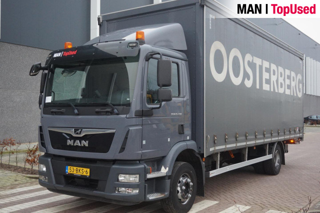 MAN TGM 15.290 4X2 BL / Schuifzeil / Ondervouwklep - Curtainsider truck: picture 1 MAN TGM 15.290 4X2 BL / Schuifzeil / Ondervouwklep - Curtainsider truck: picture 1