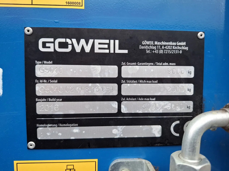 Agricultural machinery Göweil G-1F125: picture 18