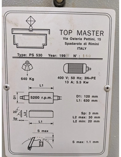 Topmaster PS530 - Construction machinery: picture 4 Topmaster PS530 - Construction machinery: picture 4