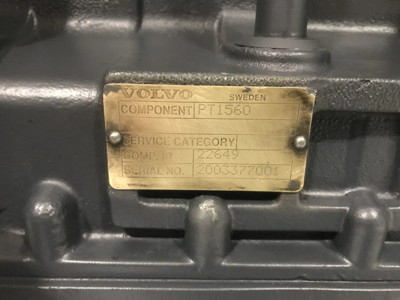 Volvo PT1560 22518, 22545, 22649 Rebuilt - Gearbox for Articulated dumper: picture 4 Volvo PT1560 22518, 22545, 22649 Rebuilt - Gearbox for Articulated dumper: picture 4