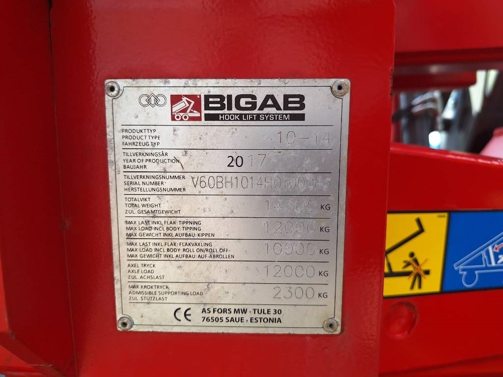Roll-off/ Skip trailer Bigab 10-14: picture 9