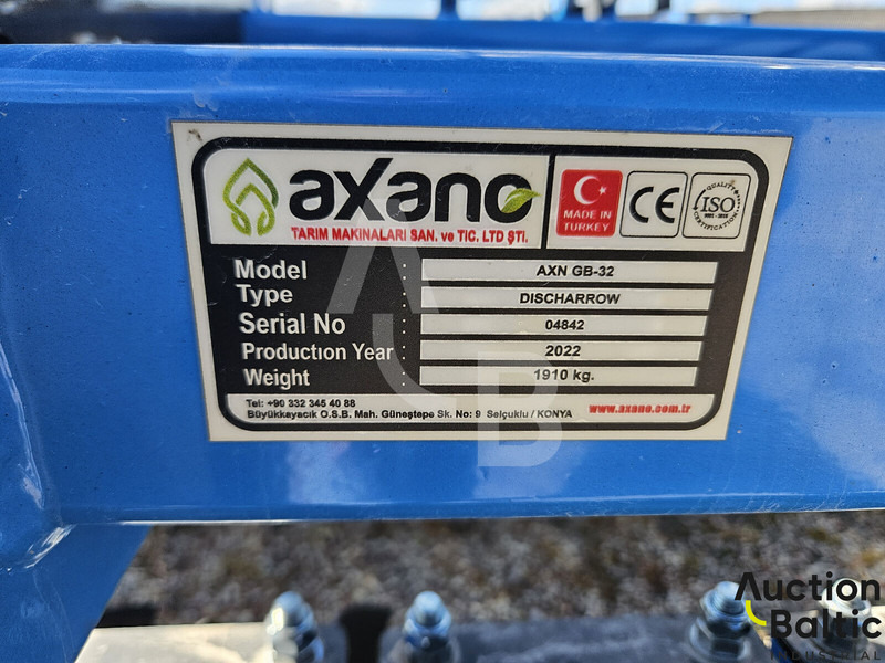 Disc harrow Axano AXN GB-32: picture 11