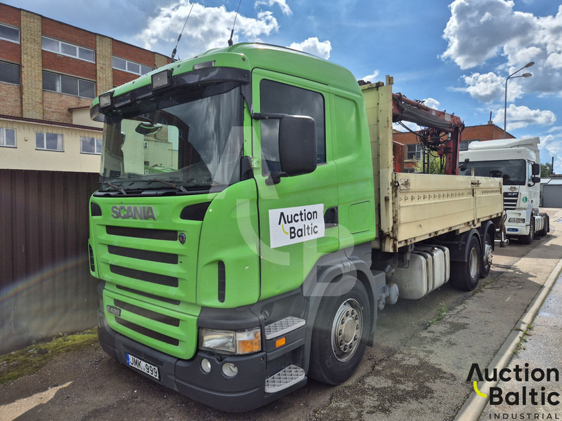 Scania R 420 - Dropside/ Flatbed truck, Crane truck: picture 1 Scania R 420 - Dropside/ Flatbed truck, Crane truck: picture 1