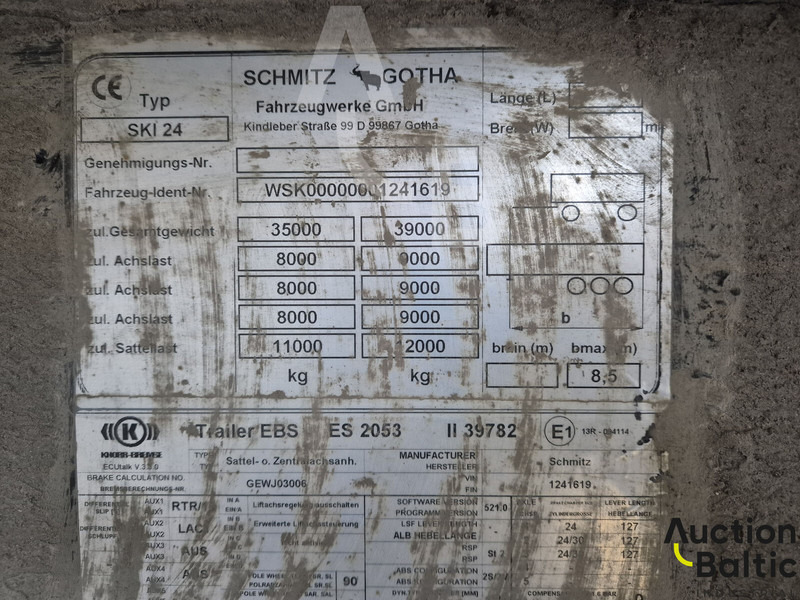 Curtainsider semi-trailer Schmitz Cargobull Gotha SKI 24: picture 18 Curtainsider semi-trailer Schmitz Cargobull Gotha SKI 24: picture 18